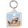 Keep Calm and Love Lions - Square Keyring