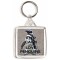 Keep Calm and Love Penguins - Square Keyring