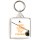 Keep Calm and Love Fly Fishing - Square Keyring