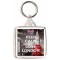 Keep Calm and Love London - Square Keyring