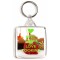 Keep Calm and Love Cooking - Square Keyring