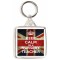 Keep Calm I'm a Nursery Teacher - Square Keyring