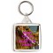 Keep Calm and Play the Harp - Square Keyring