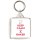 Keep Calm I'm a Baker - Square Keyring