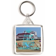 Keep Calm and Love Great Yarmouth - Square Keyring
