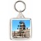 Keep Calm and Love Leeds - Square Keyring