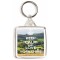 Keep Calm and Love Yorkshire - Square Keyring