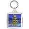 Keep Calm and Merry Christmas - Square Keyring