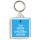 Oh Look It's Wine O'clock Again - Square Keyring