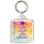 Keep Calm and Love Horley - Square Keyring