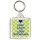 Keep Calm and Love Bookham - Square Keyring