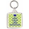 Keep Calm and Love Bookham - Square Keyring
