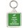 Keep Calm and Love Reindeer - Square Keyring