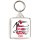 Keep Calm and Truck On - Square Keyring