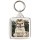 Keep Calm and Love French Bulldogs - Square Keyring