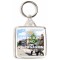 Keep Calm and Love Staines Upon Thames - Square Keyring