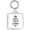 Keep Calm I'm a Super PA - Square Keyring
