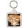 Keep Calm and Have a Latte - Square Keyring