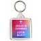 Jesus is Coming Look Busy! - Square Keyring