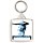 Keep Calm and Be a Gymnast - Square Keyring