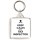 Keep Calm I'm a Tax Inspector - Square Keyring