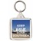 Keep Calm and Love Southsea - Square Keyring