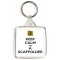 Keep Calm I'm a Scaffolder - Square Keyring