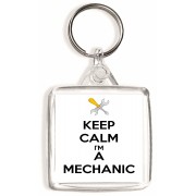 Keep Calm I'm a Mechanic - Square Keyring