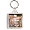 Keep Calm and Love Corgis - Square Keyring