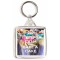 Keep Calm and Bake a Cake - Square Keyring