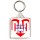Happy Father's Day - Square Keyring