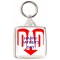 Happy Father's Day - Square Keyring