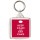 Keep Calm and Eat Cake - Square Keyring