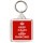Keep Calm and Keep Dancing - Square Keyring