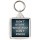 Don't Start What You Can't Finish - Square Keyring