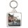 Keep Calm and Love New Malden - Square Keyring