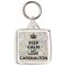 Keep Calm and Love Carshalton - Square Keyring