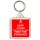 Keep Calm and For God's Sake Hide the Evidence - Square Keyring