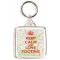Keep Calm and Love Tooting - Square Keyring