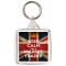 Keep Calm I'm a Market Trader - Square Keyring