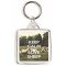 Keep Calm and Love Sheep - Square Keyring