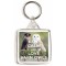 Keep Calm and Love Barn Owls - Square Keyring