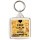 Keep Calm and Love Crumpets - Square Keyring