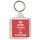 Keep Calm I'm in Charge - Square Keyring