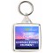 Keep Calm and Cherish Every Moment - Square Keyring