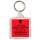 I Am the Boss and My Wife gave me Permission to Say So - Square Keyring