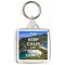 Keep Calm and Love Corfu - Square Keyring