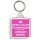 Keep Calm Teamwork Makes the Dream Work - Square Keyring