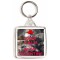 Keep Calm and be My Valentine - Square Keyring
