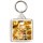 Keep Calm and Love Sausage Rolls - Square Keyring